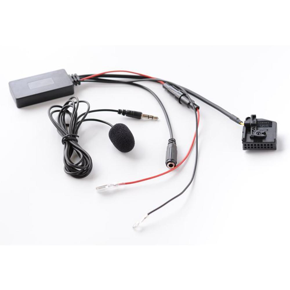 Car Wireless Bluetooth Audio Adapter Handsfree MIC AUX Cable MFD2 RNS2 For 18Pin For Touareg Golf