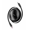 Type-C To Type-C Cable - Baseus - 1m - 100W - Retractable - Black
