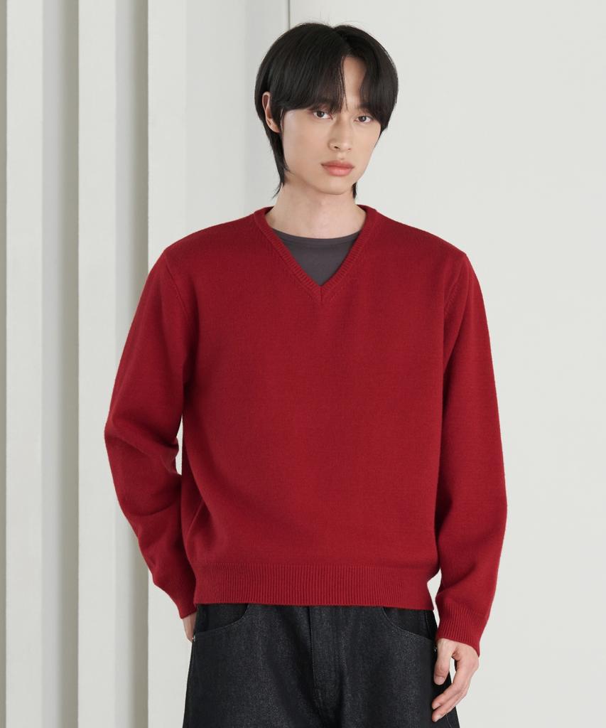 HYOJI 26 Fw Washable Soft Touch V-Neck Crop Knit (5 Colors)