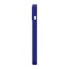iPhone 14 Plus Magnetic Leather Case with MagSafe Litchi Premium Leather Case Navy Blue