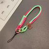 Collision Color Woven Phone Case Universal Hanging Rope Short Handheld Pendant Anti Fall Versatile Wristband Trend Niche