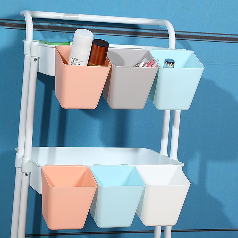 Пластиковые ведра для хранения смертной казни через повешение для портативной прикроватной подвесной корзины тележки