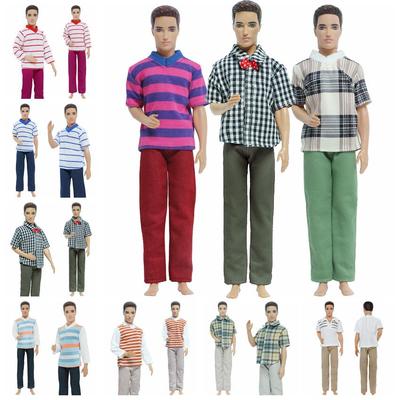 1 комплект, куклы Кена, мужские брюки, рубашки, повседневная классная мужская одежда для куклы 11,5 дюймов 1/6, детские игрушки, аксессуары