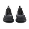 Alexander Mcqueen Кроссовки 'Black White' с шнуровкой и принтом 'Graffiti Tread Slick' 711108WIAT61070