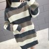 Women's Autumn and Winter Sweater, Thickened , Warm Knitted Stretchy Long-Sleeve Oversized Top