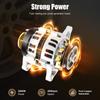 2000W Pure Copper Dual-Wheel Alternator Permanent Magnet Generator 4500RPM Two Wheel Agricultural DC for Charging & Lighting