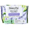 The Honey Pot Company, Organic Soothing Herbs, Long Liner, 30 Count