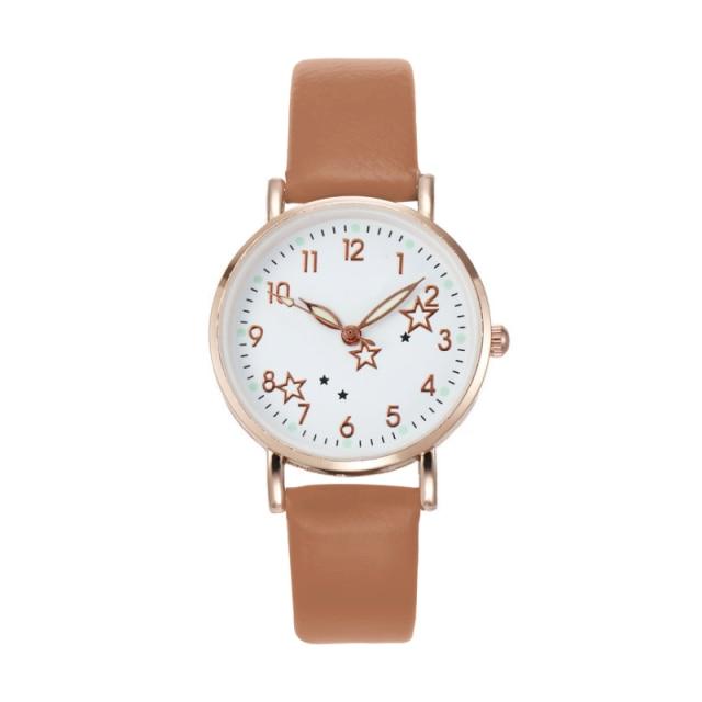 New Watch Women Simple Classic Fashion Small Dial Women's Watches Leather Strap Quartz Clock Wrist Watches Gift