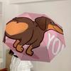 1pc Dachshund Heart Love Pet Umbrella with Plastic Handle,Suitable for All Seasons Home Travel Outdoor UmbrellaDD324