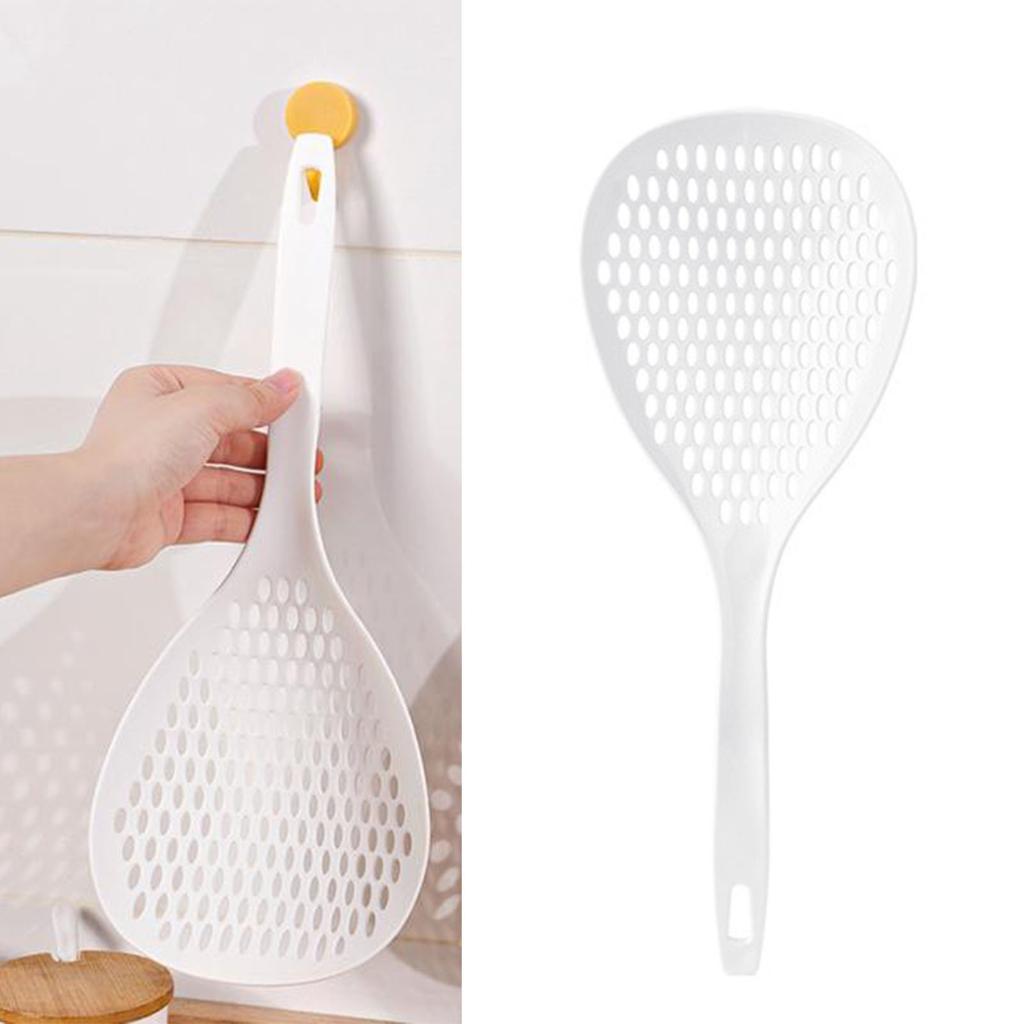 Шумовка Ложка-шумовка Пластиковая термостойкая с длинной ручкой Многофункциональная японская шумовка