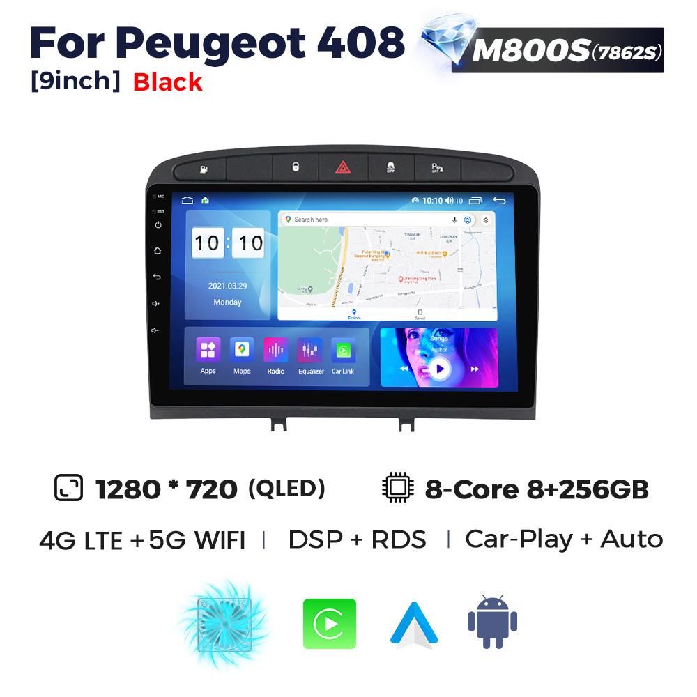 NaviFly 8-ядерный UIS7862S Android автомобильный радиоприемник для Peugeot 408 2012-2020 308 308SW 2007-2015 беспроводной Carplay мультимедиа стерео GPS
