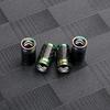 YGHCT1 4pcs Car Carbon Fiber Pattern Tire Valve Dust Cover For Citroen Berlingo C3 Aircross C4 C6 C5 Wheels Valve Caps Car Accessories