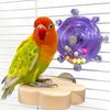 Игрушка-крутилка для попугаев Интерактивная игрушка-крутилка для птиц Игрушка-жевалка Вращающийся дозатор лакомств Головоломка Клетка Аксессуар для попугаев Конуры Кореллы