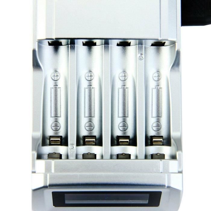 Chargeur de Pile - ZEEPIN - NC05 - LCD - 4 Emplacements - NiCd NiMh