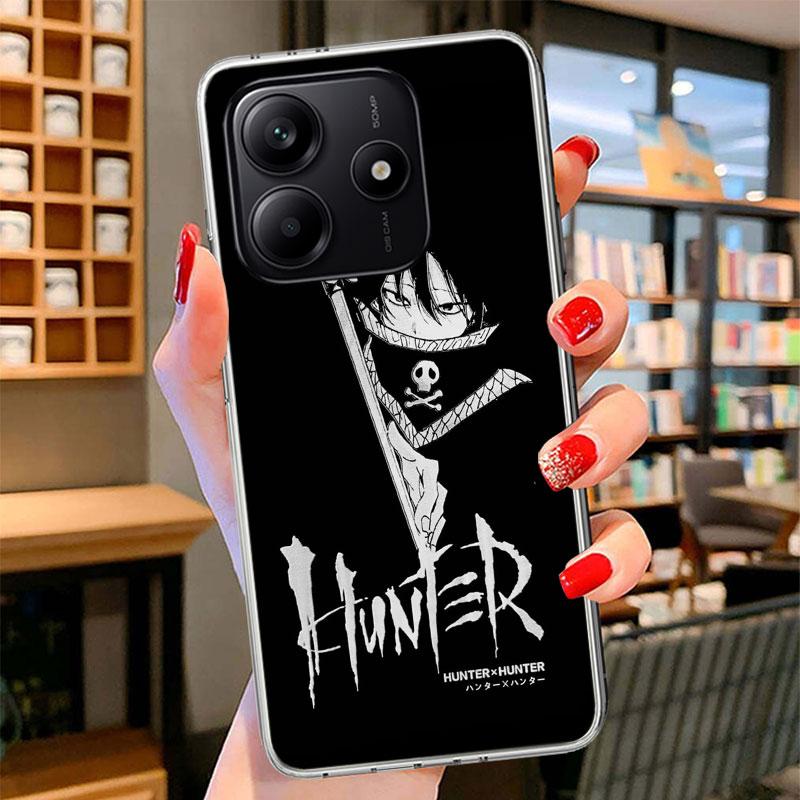 Huner X-Hunters Chrollo Shizuku Phone Case For Xiaomi Redmi Note 15 14 13 12 11 10 Pro Plus 14S 12S 11S 11T 11E 10S Soft Fundas