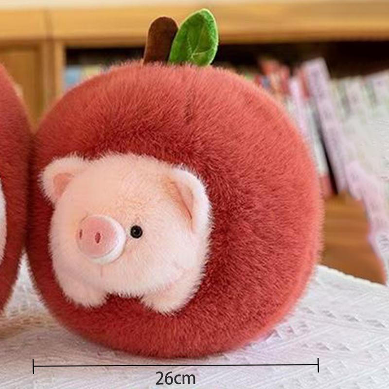 Модная плюшевая игрушка-кукла Свинка Apple, милая кукла-свинка, съемная кукла-подушка, кукла-подарок, кукла-захватчик