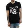 Disney Mens Mickey Mouse NY Kicking T-Shirt