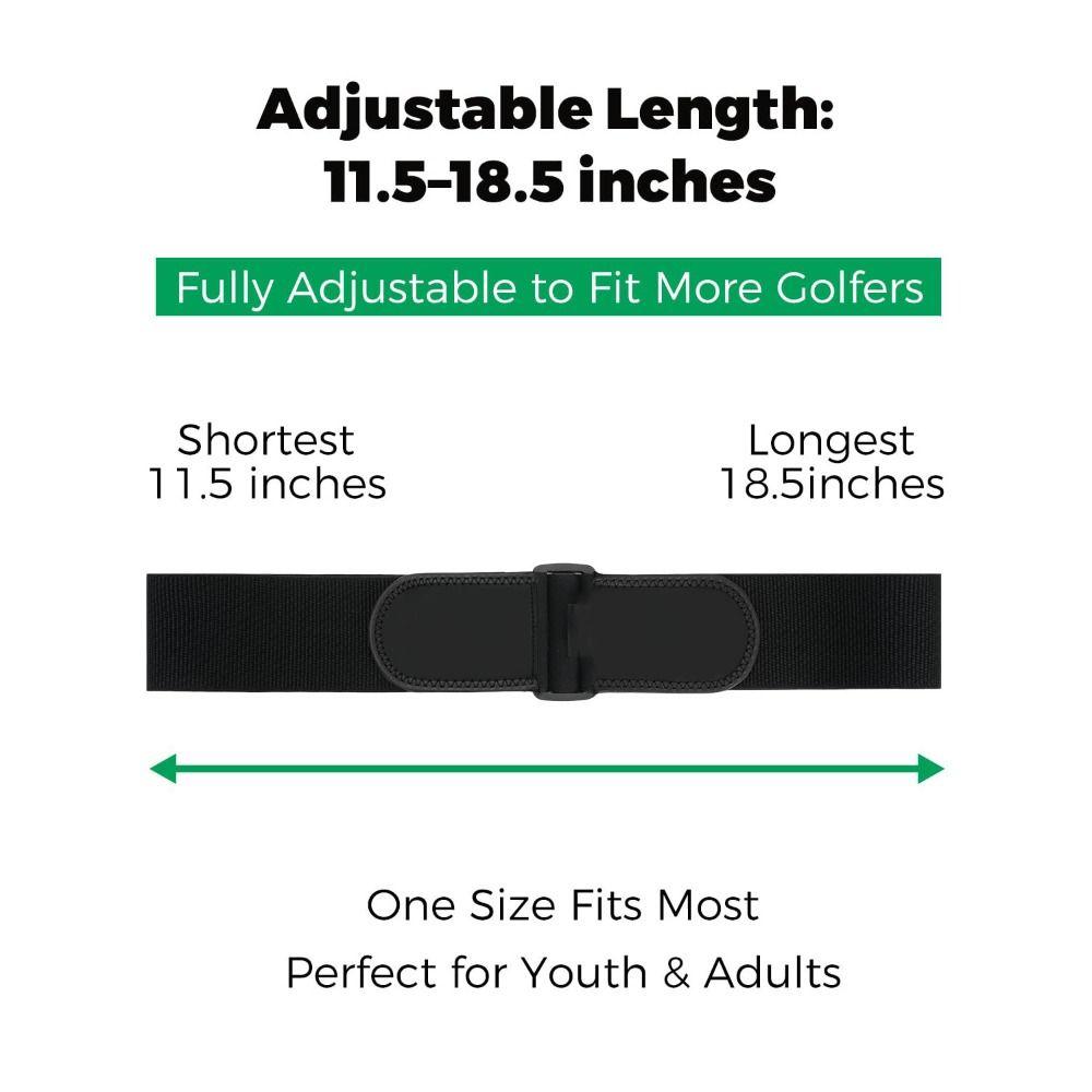 Adjustable Golf Swing Training Aid Elastic Professional Golf Correction Belt Durable Comfortable Golf Swing Strap