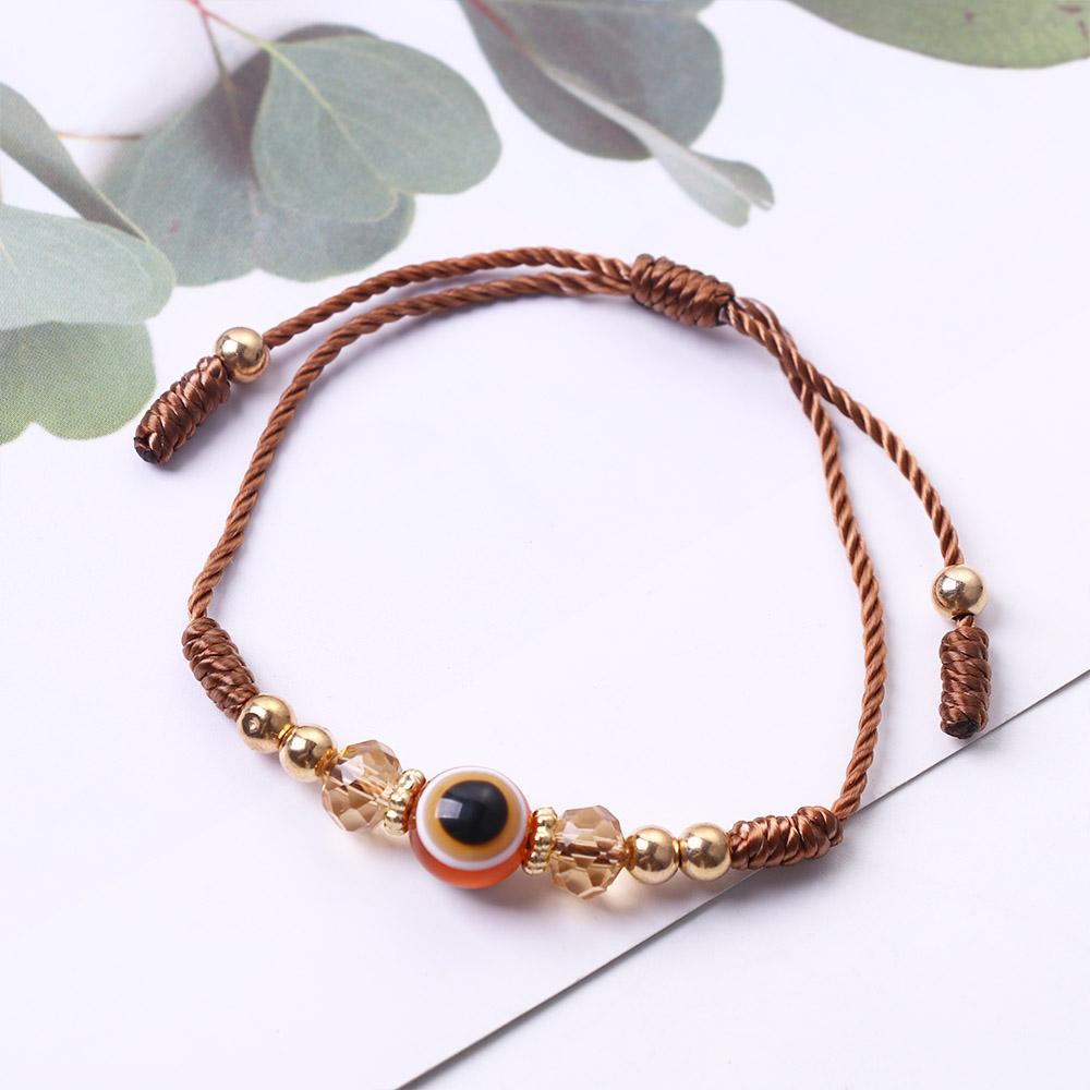 Ручная работа, плетеная веревка для мальчиков и девочек, браслет в виде глаза демона, корейский браслет, парная веревка для рук