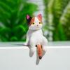 Мини-фигурки кошек Очаровательные Компактная модель кошки из ПВХ Фигурки на приборную панель для автомобиля для прицепа Автодома Грузовика Автомобиль Седан Пикап Спальня