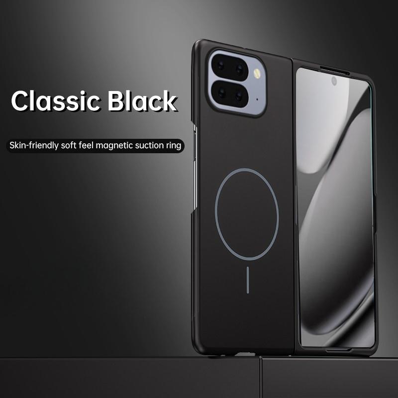 Ультратонкий безрамочный магнитный противоударный чехол для Google Pixel 10 9 Pro Fold Pixel Fold Беспроводная зарядка Матовый жесткий ПК-чехол