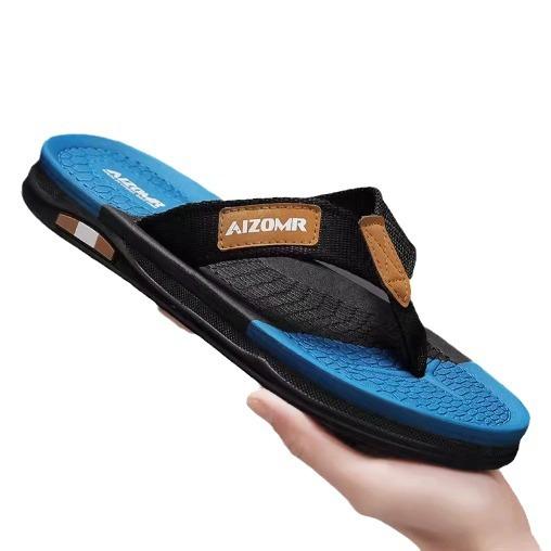 Ткань с шлепанцами мужская летняя модная одежда персонализированные пляжные нескользящие сандалии для отдыха на открытом воздухе специальные мужские тапочки-щипцы