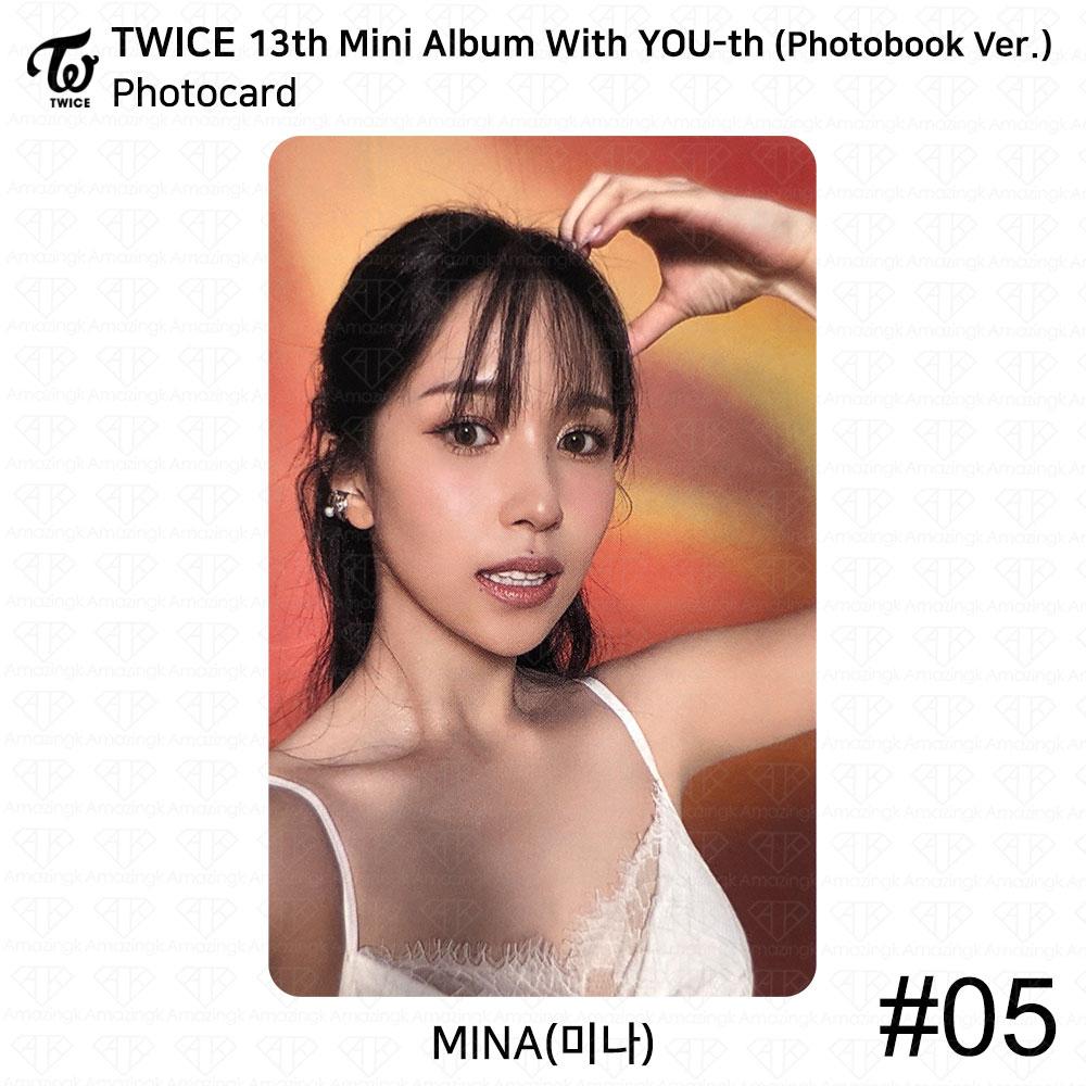 Twice 13-й мини-альбом с молодежной фотокарточкой YOU-th, постером, пленкой, стикером Mina KPOP K-POP