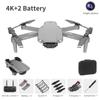 New E99PRO 4K FPV Mini Drone HD Camera RC Quadcopter Gravity Sensing Auto Follow Real-Time Transmission Mobile Control  Foldable