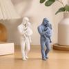 3D Printed Father and Girl Statues Standing Nordic-Style Ornaments  Father's Day
