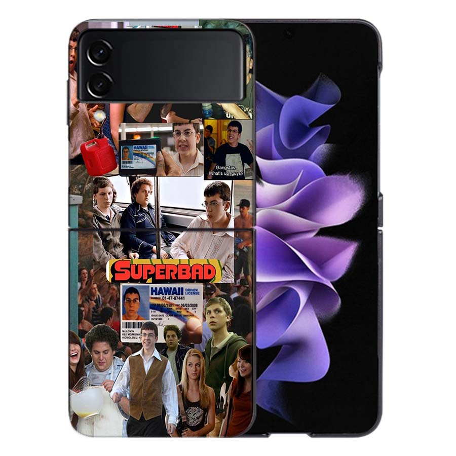 Чехол для телефона Mclovin SuperbadZ для Samsung Z Flip 6 7 5G Galaxy Z Flip 5 4 3 5G Чехлы Ударопрочный Жесткий Чехол ТПУ
