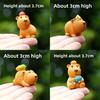Capybara Resin Toy Figurine With Interactive Features For Visual Development And Parentchild Interaction