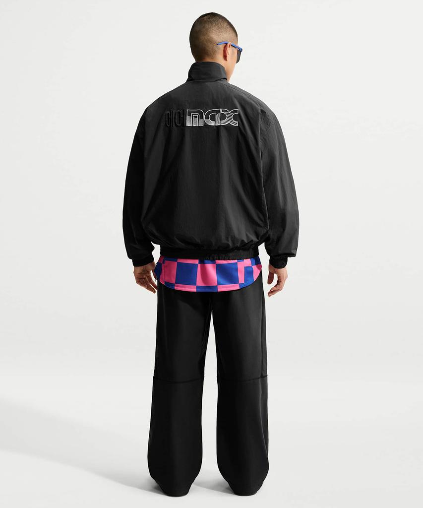 Nike Спортивная тканая куртка-бомбер M - Антрацит:Голубая сойка / Ir6674-060