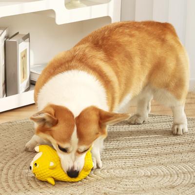 Игрушка для собак Высокоэластичный латекс Устойчивая к укусам Щенки Взрослые собаки Жевательная игрушка со встроенным звуковым устройством Интерактивная игрушка