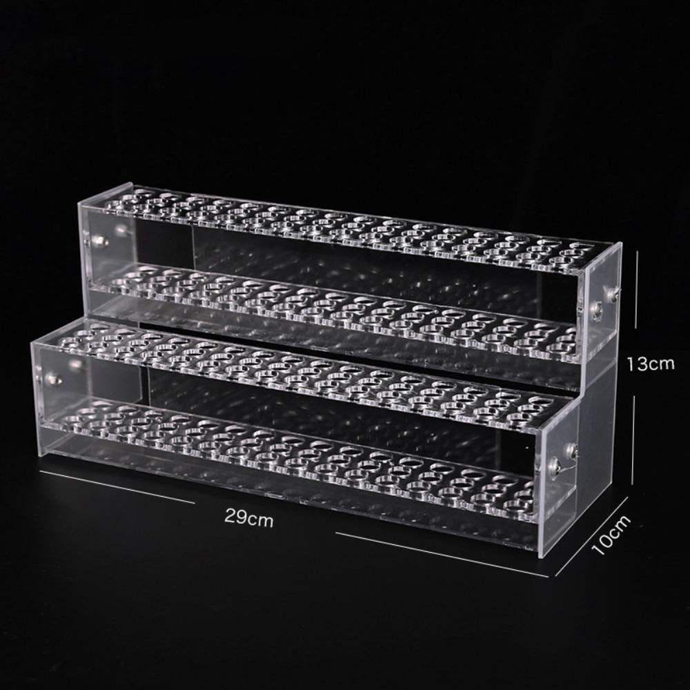 Transparent Stationery Display Shelf Acrylic Makeup Brush Holder Pencil Organizer  Office/School