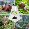 10PC Cone-shaped Plastic Transparent Cover With Adjustable Ventilation For Seedlings To Against Wind And Cold And Keep Warm