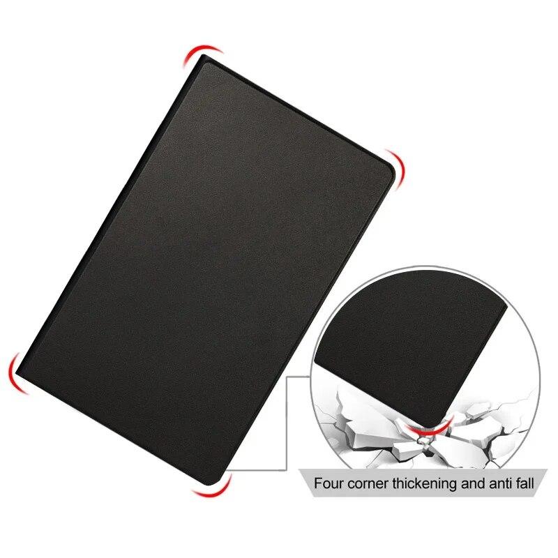 Чехол для совершенно нового Samsung Galaxy Tab S7/S8 Plus 12,4 дюйма 2022 S7 FE 12,4 2021, прочный магнитный ультратонкий чехол Smart Folio Shell