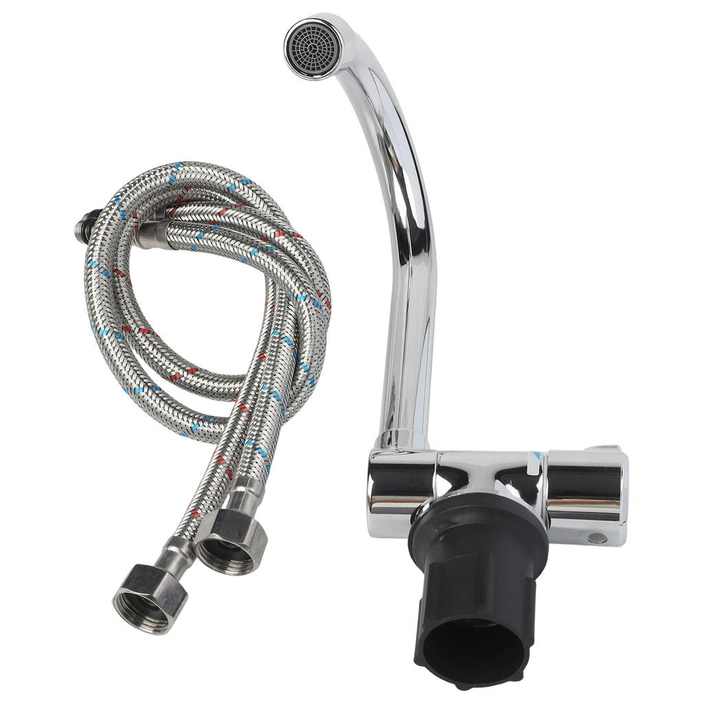 360 Rotation Faucet for caravan Water Tap Outdoor Activities 360 Rotation Chrome Plated Copper Material For Yachts