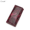CONTACT'S Women Clutch Wallet Genuine Leather Female Purse For Cell Phone Card Holders
