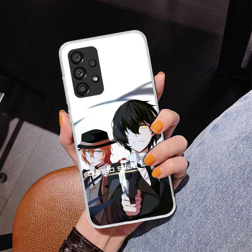 Чехол для телефона Bungo Stray Dogs Double Black для Samsung Galaxy A17 A16 A15 A14 A13 A57 A56 A55 A54 A53 A37 A36 A35 A34 A33 A26 A25