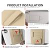 wszm6 Car Sunglasses Holder Sun Visor Clip Card Storage Organizer for Mitsubishi Pajero Sport Lancer ASX L200 Interior