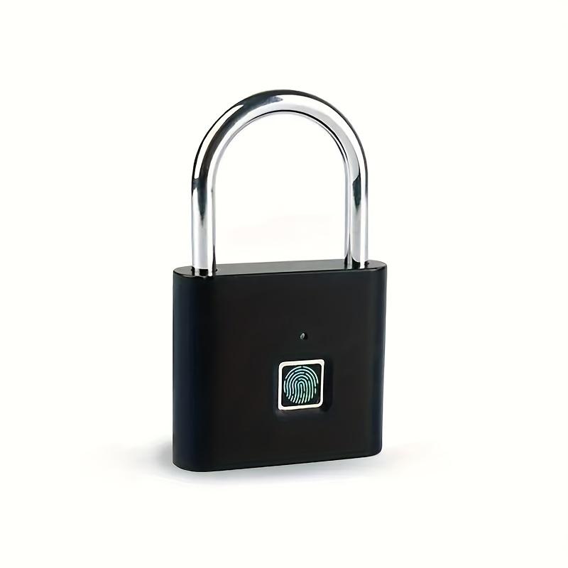 Fingerprint Padlock, Fingerprint Lock, Keyless Biometric Lock For Luggage, Backpack, Backpack, Bicycle, Study Locker, Storage Locker Lock