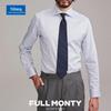 Мужская полосатая рубашка YILITON в стиле business casual с длинным рукавом
