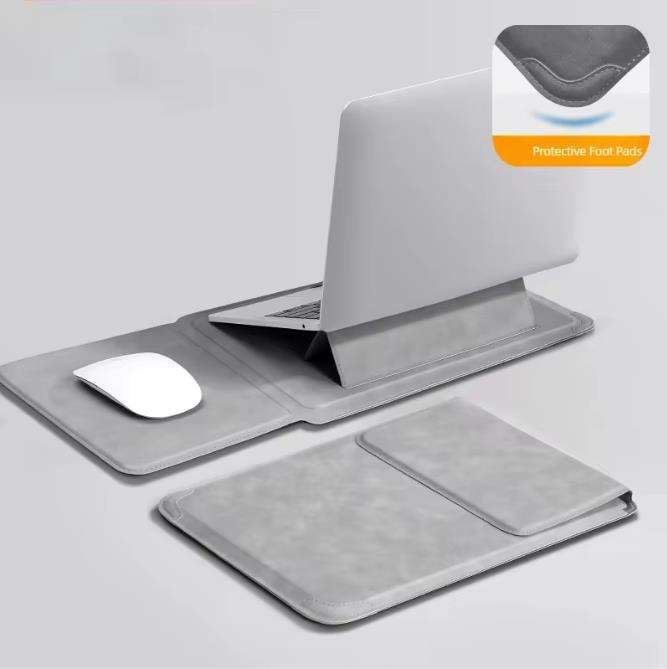 Чехол-конверт для ноутбука 13 14 15 15.6 16 дюймов для HP DELL Сумка для чехла для ноутбука со подставкой Мужчины Женщины