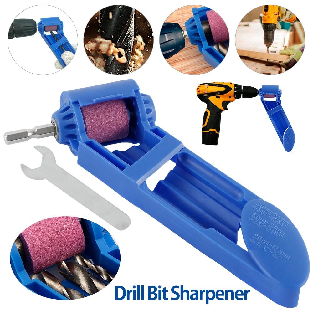Точилка для сверл Устойчивый адаптер Прямой хвостовик Механическая шлифовальная машина для сверл Корундовый шлифовальный круг Полировальная точилка