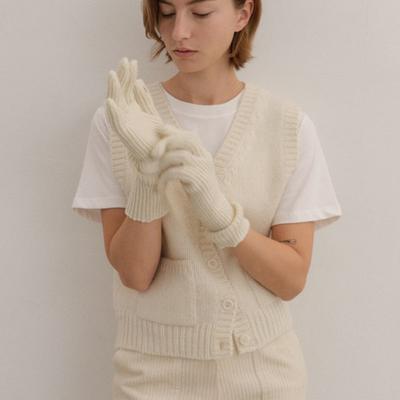 LOTE Шерстяная перчатка в рубчик (3colors)