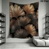 Ginkgo Leaves Wall Tapestry Aesthetic Wall Hanging Printed Fabric Blanket Decorative Tapestries for Bedroom Living Room Home Decor