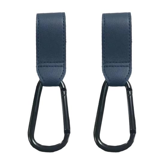 1/2/3/6 шт. Крючок для детской коляски Портативный застежка-липучка из искусственной кожи Вешалка для сумки для подгузников и покупок Многоцелевой зажим для коляски Ремешок Аксессуары для коляски