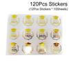 12 Stickers/Pack 12 Stickers/Sheets Transparent Happy Graduation Party Supplies DIY Envelope Seals Waterproof