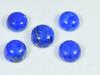 15 карат натуральный голубой лазурит круглый кабошон драгоценный камень россыпью 5 шт. лот 9X9 мм RQ-1841