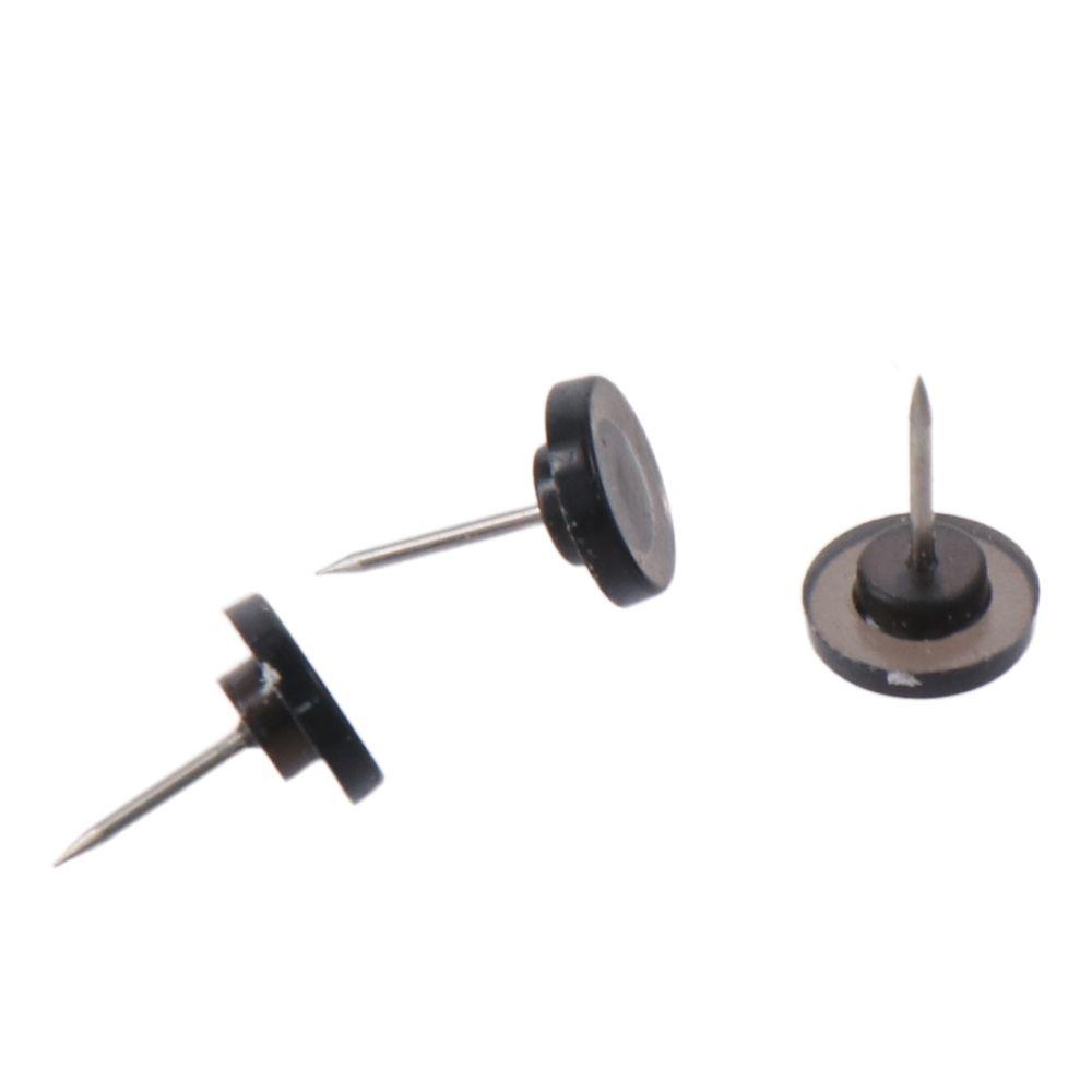 50 шт. Черные I-образные гвозди Металлические Ручные Позиционирующие Иглы Креативные Гвозди с Большой Головкой Офис